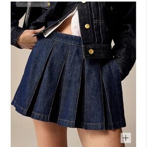 J.Crew Denim Mini Skort